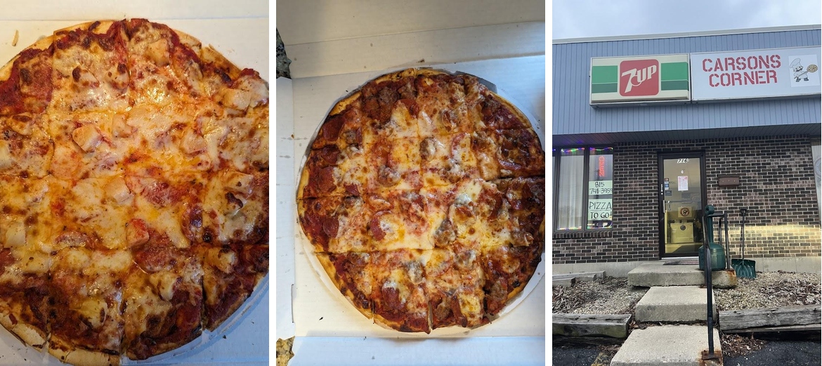 Carsons Corner Pizzeria and more Menu